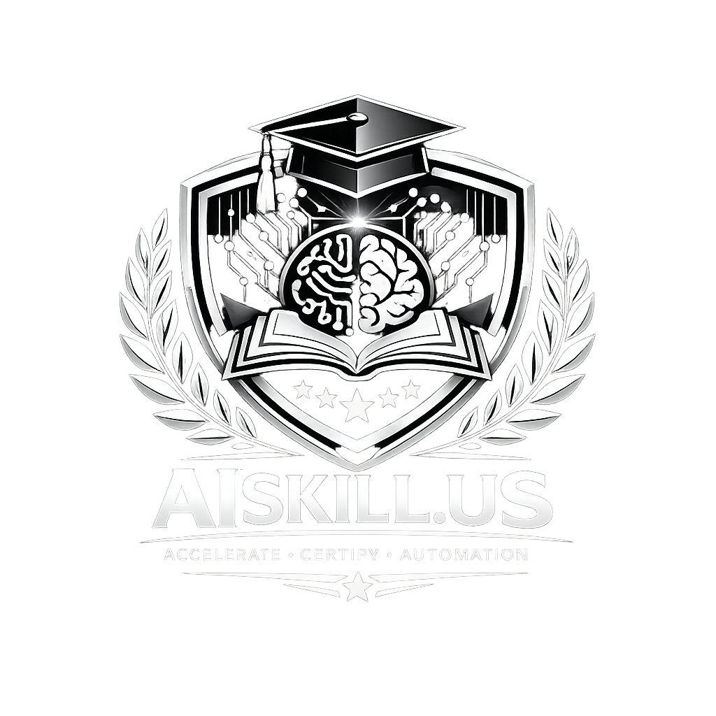AISkill.US logo – Global Education, Research, Innovation, Certification, and Accreditation Platform